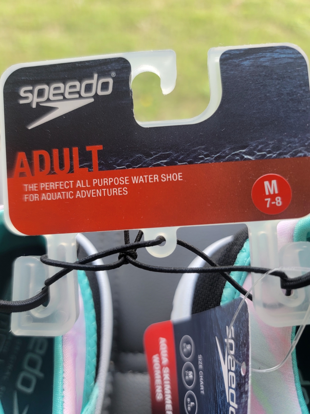 Speedo Women's Aqua Skimmer Shoe Quick-Dry Mesh Upper Slip-On Shoes M(7-8) - Picture 9 of 12